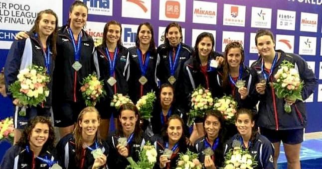 La selección femenina de Waterpolo, plata en la Liga Mundial