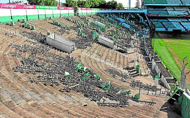 La demolición del Gol Sur comenzará el lunes