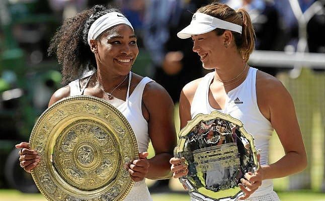 Muguruza: "Ojalá me encuentre con Serena en la final de Wimbledon"