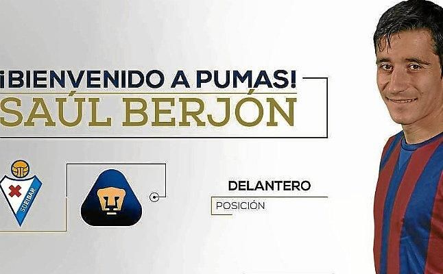 Saúl Berjón deja al Eibar para reforzar a Pumas UNAM