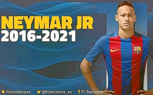 El Barcelona oficializa la renovación de Neymar