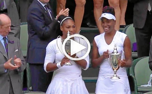 Serena y Venus Williams ganan el título de dobles de Wimbledon por sexta vez