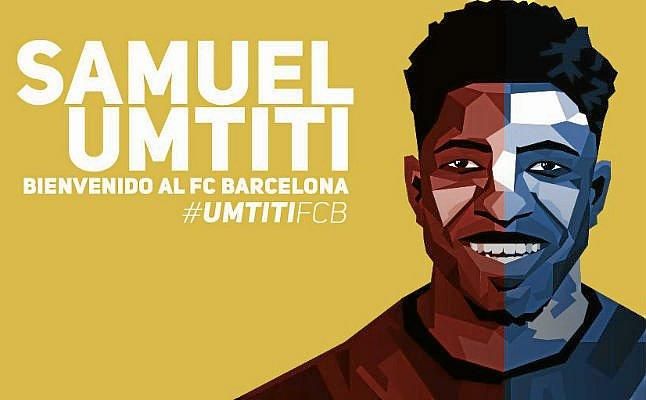 El Barcelona anuncia el fichaje de Umtiti