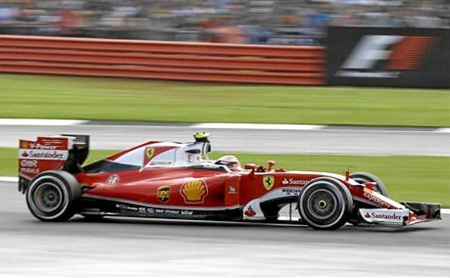 Raikkonen (Ferrari) logra mejor tiempo en los test de Silverstone