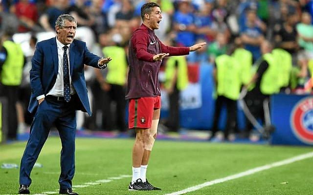 Santos defiende a Cristiano Ronaldo