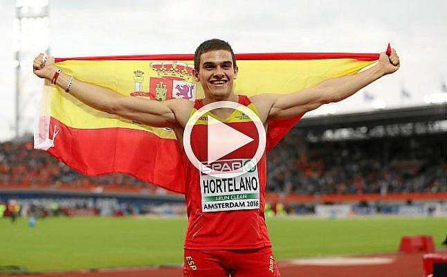 Así batió Bruno Hortelano el récord de España ante Usain Bolt