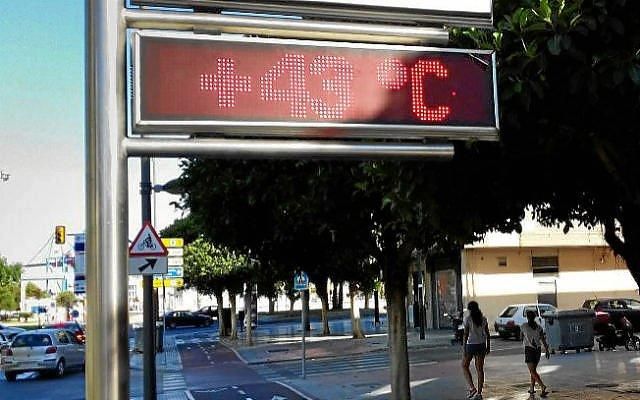 Alerta por temperaturas en cuatro provincias andaluzas