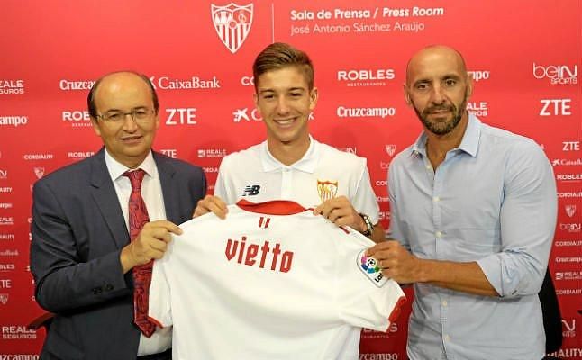 Vietto: "El Sevilla es el mejor lugar para seguir creciendo"
