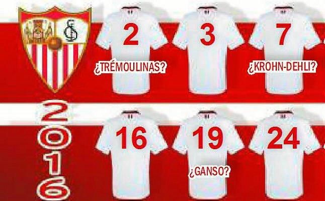 Seis dorsales 'libres' en el Sevilla para el cierre final