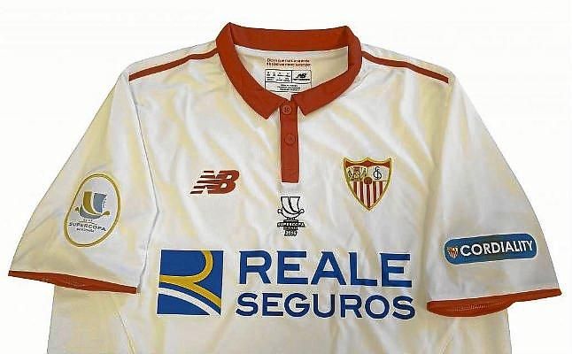 La camiseta para la Supercopa de España, con publicidad