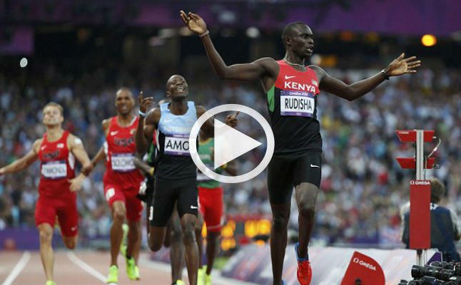 El keniata Rudisha revalida el oro en el 800 m
