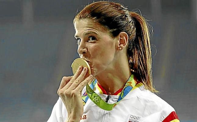 Beitia se convierte en la primera atleta española campeona olímpica