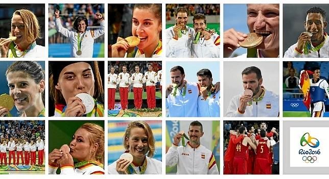 España, con 17 medallas, finaliza 14ª en el medallero de Río