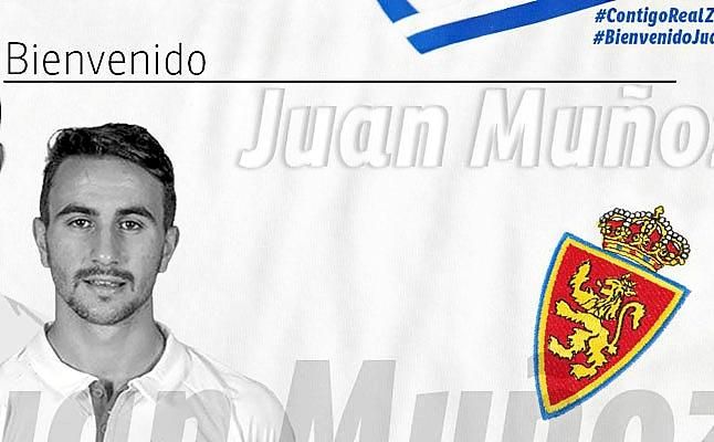 Juan Muñoz ya es jugador del Zaragoza