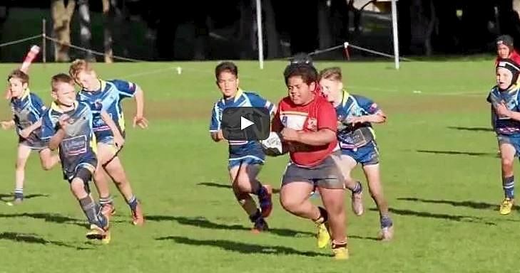 Rugby: el imparable niño con una fuerza sobrenatural