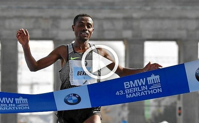 El etíope Bekele gana el maratón de Berlín con un tiempo de 2:03:03