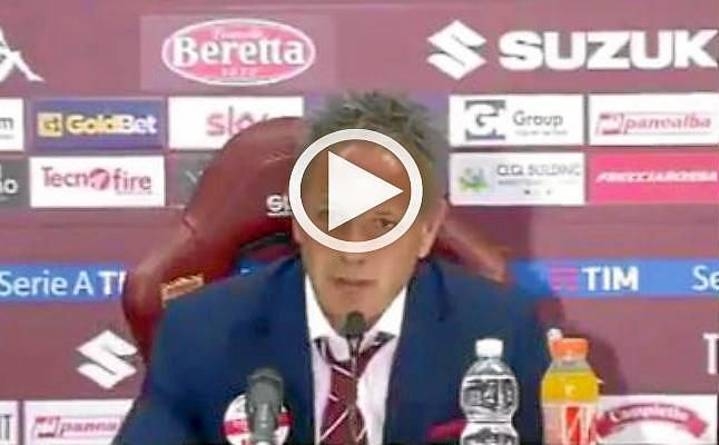 El entrenador del Torino 'pone todo' en su sitio y se vuelve viral