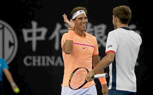 Nadal y Carreño se clasifican para las semifinales de dobles en Pekín