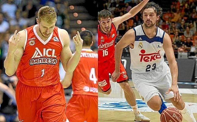 Sergio Llull y Patrik Auda, jugadores de la 2ª jornada