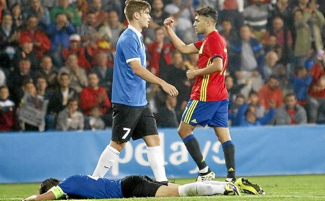 España 5-0 Estonia: España golea y se jugará la Eurocopa en la repesca