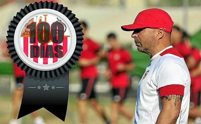 Sampaoli cumple cien días como técnico del Sevilla