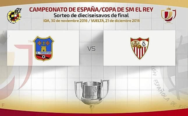 El Sevilla se medirá al Formentera en dieciseisavos de Copa