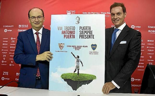 El Sevilla presenta el VIII Trofeo Antonio Puerta