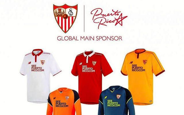 El Sevilla estrenará patrocinador en Gijón