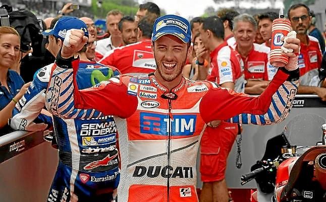 Dovizioso logra su primera victoria con Ducati por delante de Rossi y Lorenzo