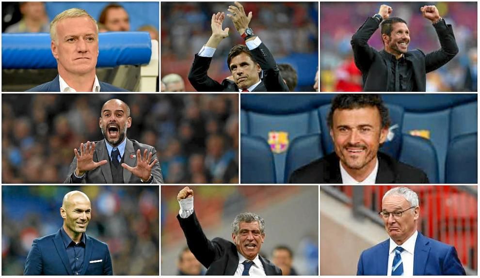 Guardiola, Simeone, Luis Enrique y Zidane, candidatos a Mejor Entrenador FIFA