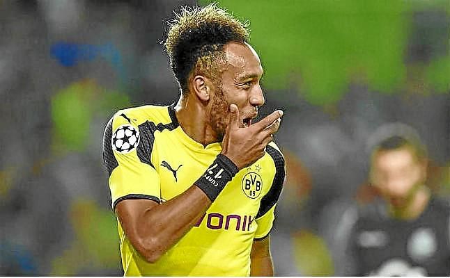 Aubameyang, suspendido del Borussia Dortmund por una escapada a Milán