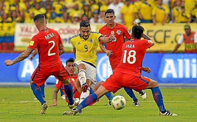 Minutos para Felipe Gutiérrez en el empate ante Colombia