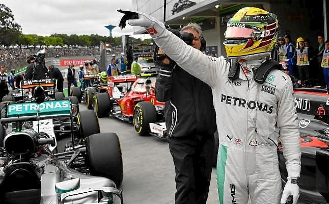 Hamilton saldrá desde la 'pole' en Sao Paulo