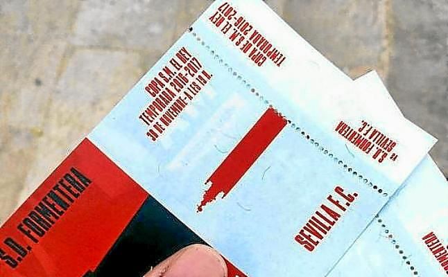 La reventa se dispara en Formentera: 500 euros para ver al Sevilla
