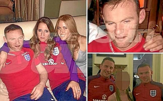 The Sun filtran unas fotos de Rooney ebrio con la selección