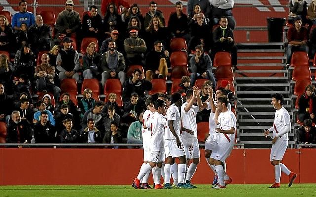 (2-2) El Sevilla Atlético pierde en Mallorca mucho más que dos puntos