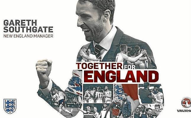 Gareth Southgate, confirmado como seleccionador inglés hasta 2020