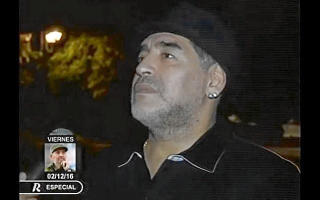Maradona llega a Cuba para despedir a su "segundo papá", Fidel Castro