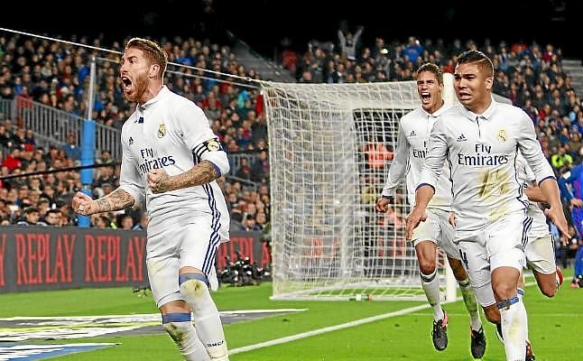 Sergio Ramos: "Buen centro de Modric para variar y buen gol"