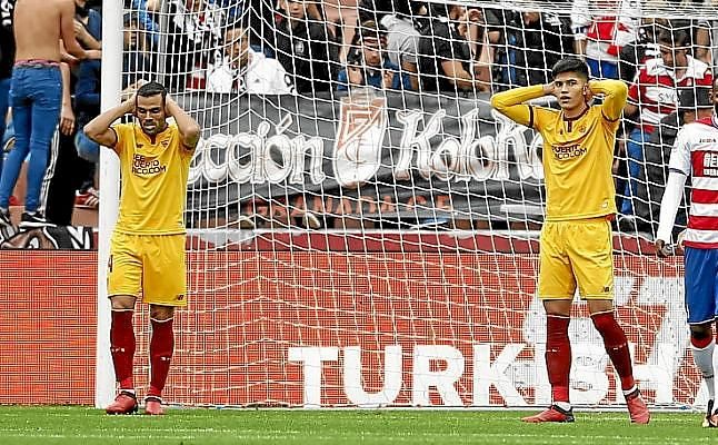 Granada 2-1 Sevilla F.C.: Con la cabeza en Lyon