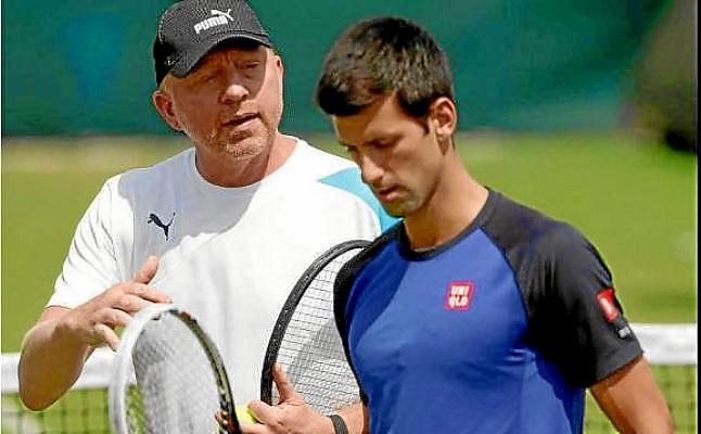 Becker: "Djokovic no pasó mucho tiempo entrenando los últimos meses"