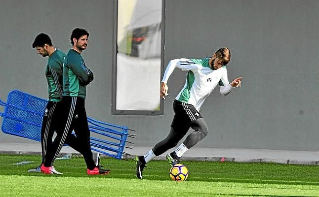 Musonda, única baja en el entrenamiento del Betis