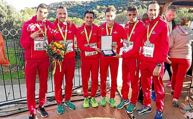 El equipo español masculino, plata en el Europeo de cross de Chia