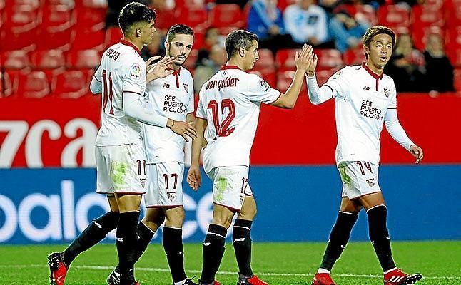 El Sevilla logró ante el Formentera su mayor goleada en el Sánchez Pizjuán