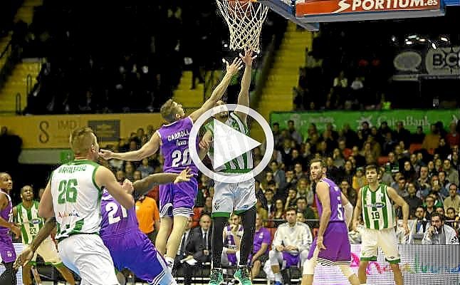 Betis Baloncesto 86-85 Real Madrid: Un Betis crecido noquea al líder