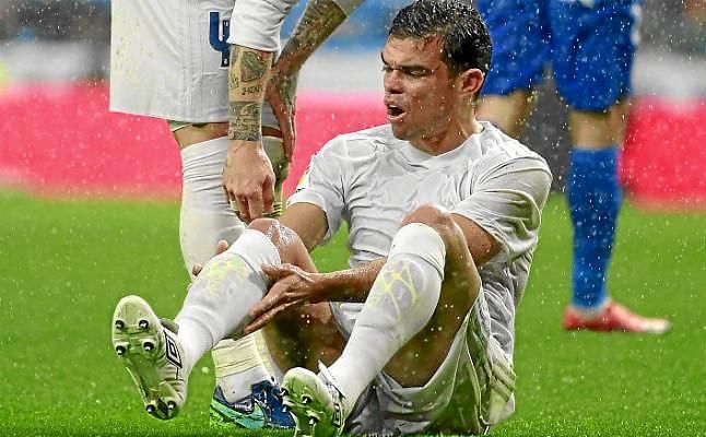 Pepe, baja ante el Sevilla
