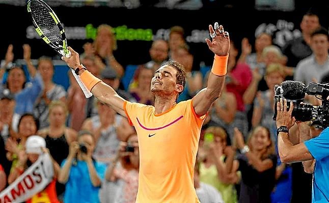 Rafa Nadal abre 2017 con victoria