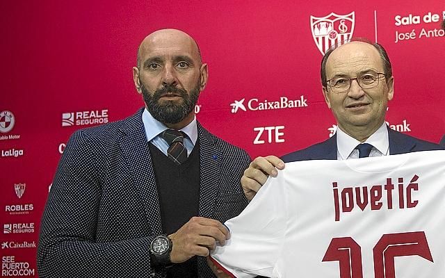 Monchi, sobre su futuro, Jovetic, los fichajes y las salidas