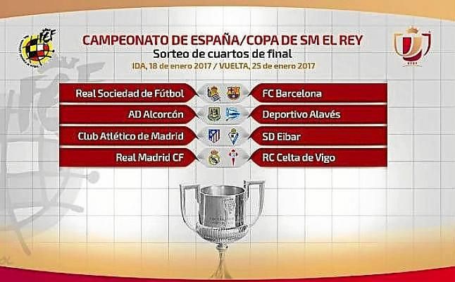 Sorteo de los cuartos de final de la Copa del Rey