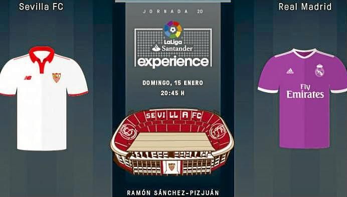 Sevilla F.C.-Real Madrid: En directo
